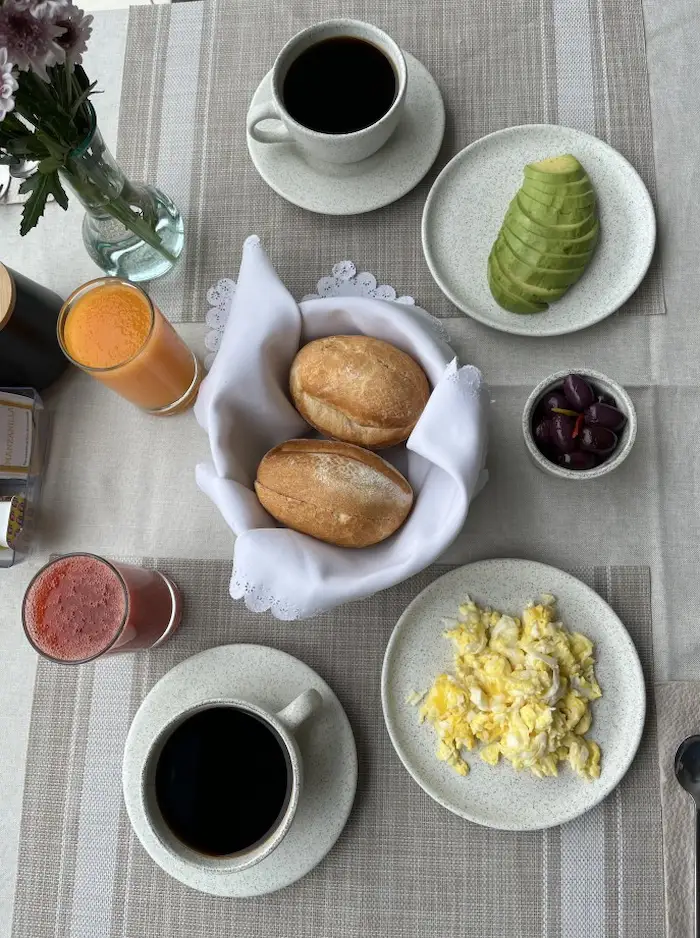 desayuno con huevo