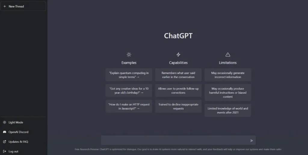 chat gpt